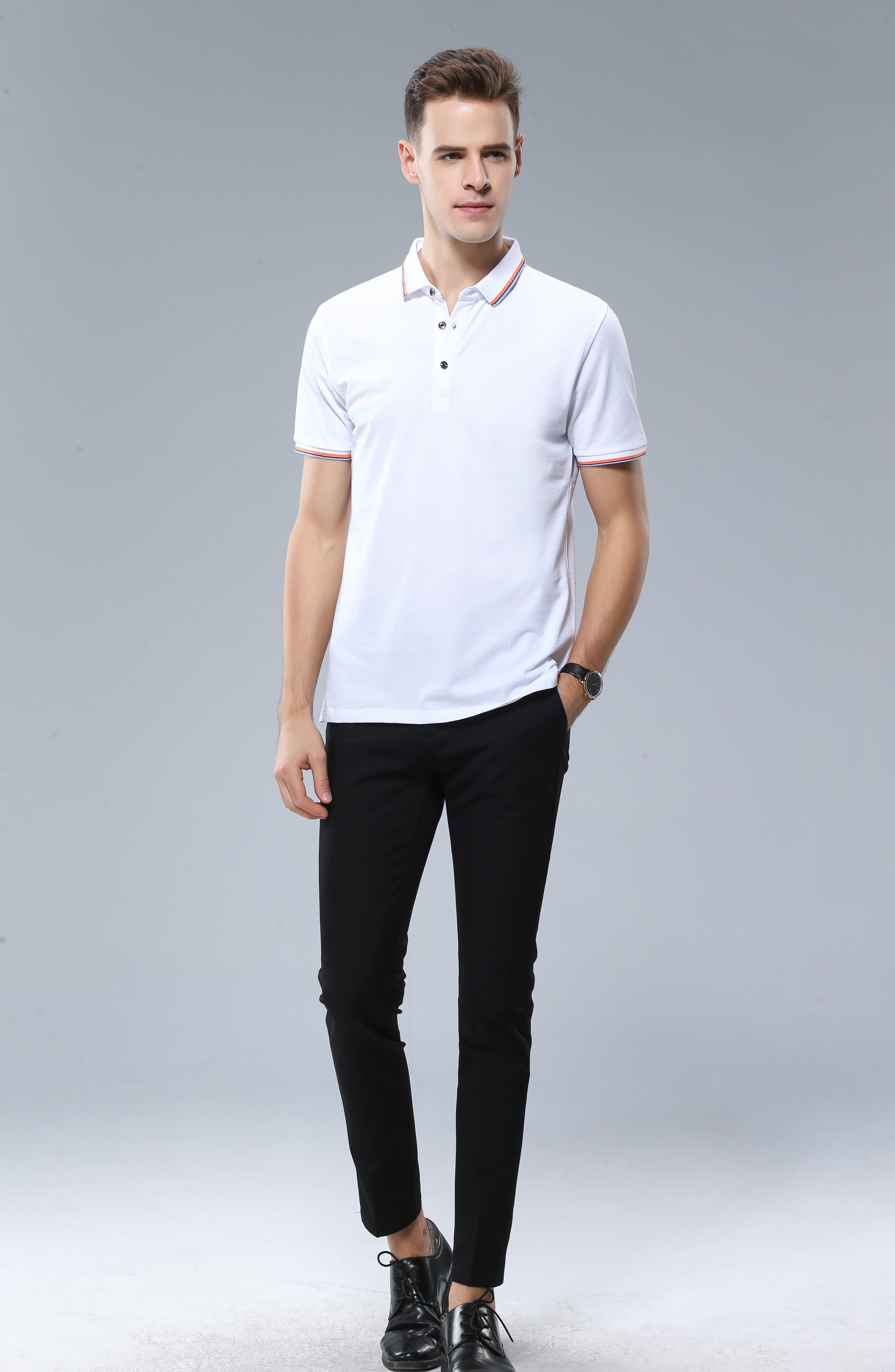 高郵實惠翻領polo衫定制/工服定做廠方/polo衫團隊定制(圖8)